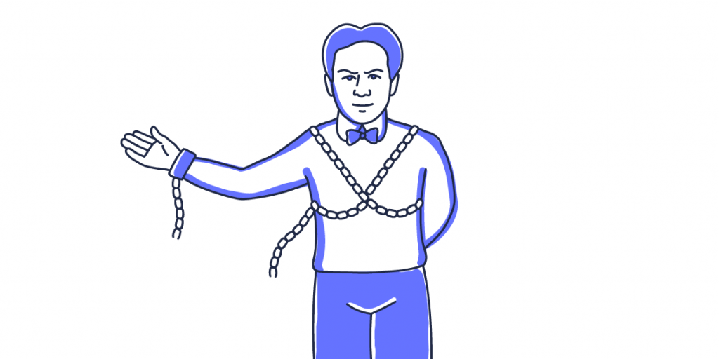 Startpage.com-Beitrag &uuml;ber Harry Houdini